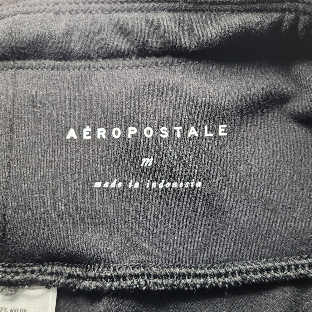 Aéropostale High-Rise Flare Leggings Yoga Pants Black Medium Athleisure - Picture 4 of 9